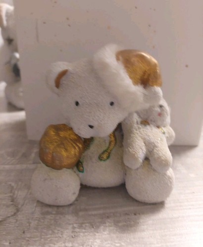 Porzellanfigur bär weiß - bär,
