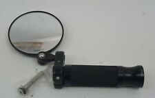 Rizoma Icon 22mm Griff Schwarz mit Kemimoto Lenkerende Spiegel Schwarz