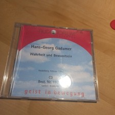 CD Hans-Georg Gadamer Wahrheit und Bewusstsein Autitorium Verlag