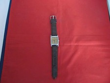 Armband-Uhr Alain Miller Quartz RP 403-02 mit Leder-Armband braun