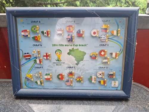 Fifa world cup brazil 2014 - world, pin