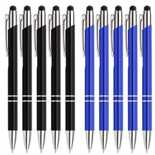 Metall Kugelschreiber Set Blau