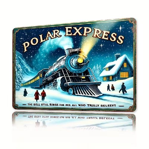 Blechschild polar express - polar,