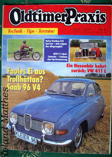 Oldtimer praxis saab - oldtimer, 10-93+saab