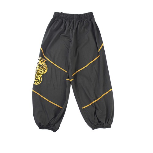 Wushu schwarz mikrofaser - schwarz, hose