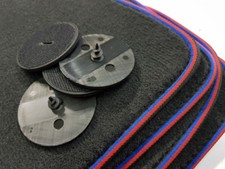 Fußmatten für BMW 5er E60 E61 beste Qualität Velours Automatten +4K Umrandung