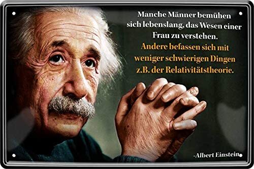 Blechschild albert einstein - albert,