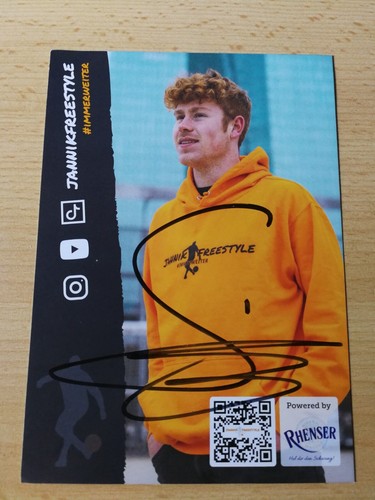 Autogrammkarte von jannik - von,