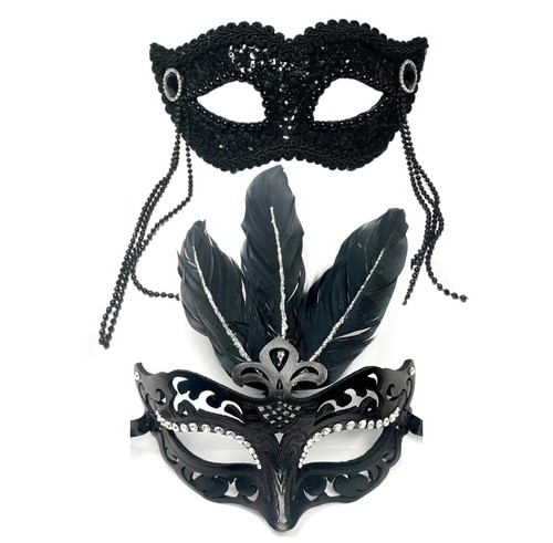 Feder augenmaske maskerade - feder,