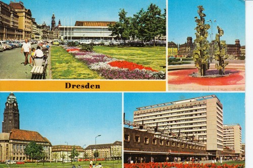 Dresden architektur kunst - ak,
