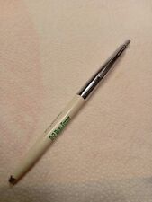 Kugelschreiber Sheaffer beige chrom Werbeaufdruck vintage 60er Jahre Made in USA