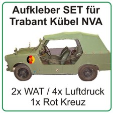 Aufkleber Set für Trabant