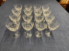 16 Weißweingläser, Nachtmann, Dekor Andernach, Bleikristall, Höhe: 12,5 cm