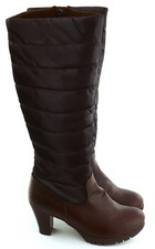Stiefel mit gestepptem Gr. 36