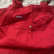 Kansas Rot Herren Latzhose
