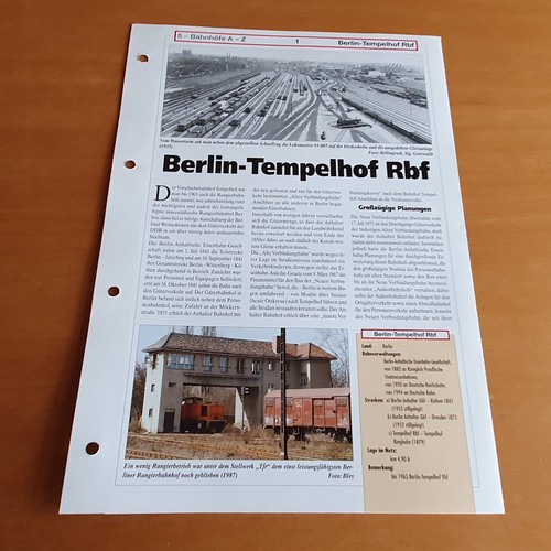 Archiv der bahnhöfe - der,