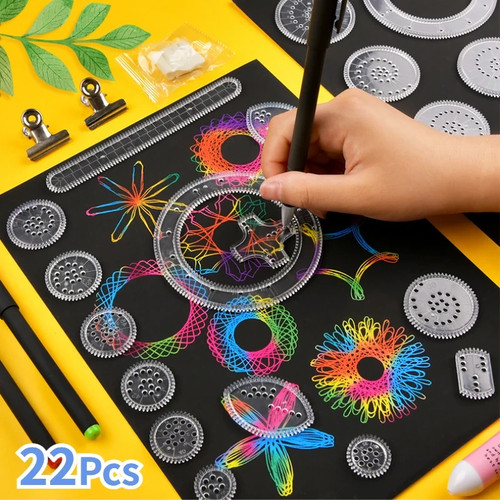 Teiliges spirograph lineal - 22-teiliges,