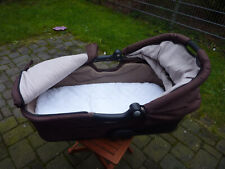 Babybett, braun, Matratze, weiß, Fliegenschutz für  Maxi Cosi Mura Plus