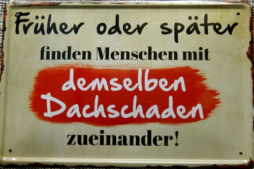 Blechschild x 30 cm - 1,