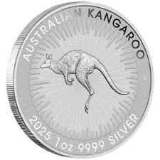 Känguru Kangaroo  1 oz 9999 Silber 2025 Charles III.  Australien 1 Dollar ST