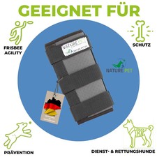 Hunde Sport Vorderlauf Bandage / Stützbandage für Hunde Sport von Nature Pet