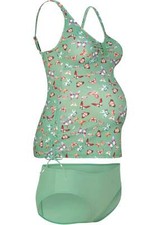 Neu 2-tlg Set Umstandstankini