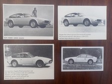 Alfa Romeo Junior Z Zagato, 4x Abbildung, 1970-73
