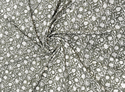 Klassischer grau beige blumen - beige,