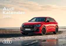 Audi Tischkalender 2026 - DIN A5 quer - Officially licensed by AUDI AG