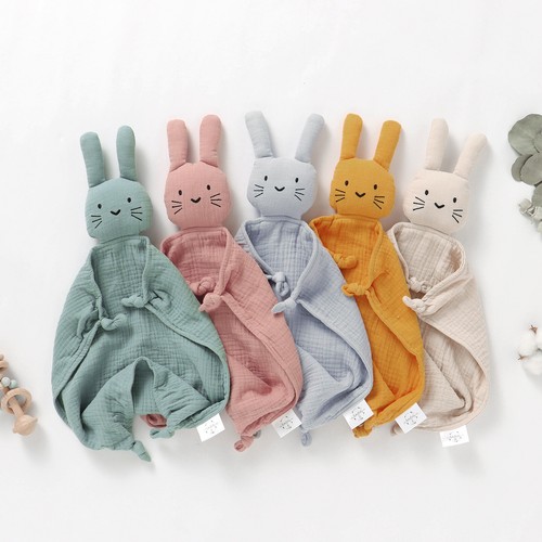 Bio baumwolle musselin hase - bio,