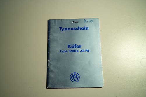 Volkswagen type 1200 - type, l