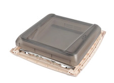 Dachhaube  40 x 40 cm mit Insektenschutz u. Rollo ohne Zwangsbelüftung MPK