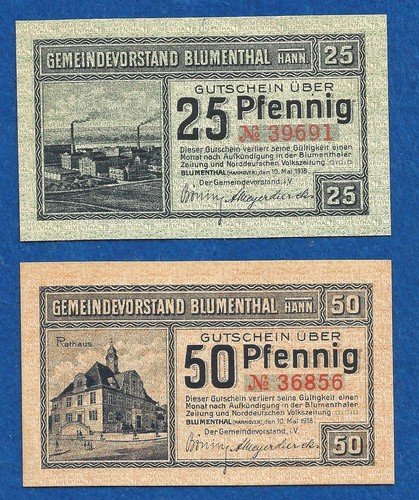 100 notgeld gemeinde - 10,