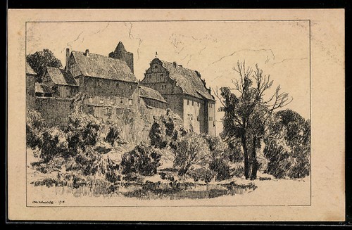 Künstler otto ubbelohde - künstler-ak,