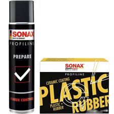 SONAX Profiline Ceramic Coating Plastic + Rubber mit SONAX Prepare Spray 400 ml