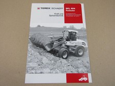 Prospekt Terex Schaeff SKL 854 Radlader mit Perkins 1104C-44 Motor