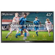 SYLVOX Outdoor Fernseher  Smart Android TV 4K Fernseher für draußen Deck pro