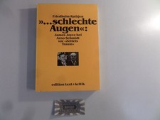 "... schlechte Augen": James Joyce bei Arno Schmidt vor "Zettels Traum" : eine a