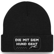 Hunde Motiv Beanie Mütze