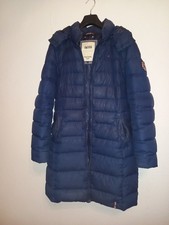 Tommy Hilfiger Daunenparka mit Kapuze Parka SteppMantel Winter blau Gr. L