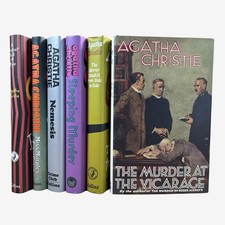 Agatha Christie Miss Marple Facsimile Edition 2006 Black Board 6 Book Set