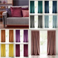 Samtvorhang Vorhänge Ösen Kräuselband Blickdicht Kissenbezüge Palast Samt Velour
