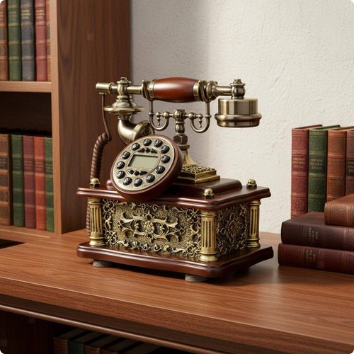 Antikes schnurtelefon - antikes,