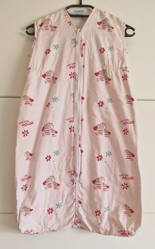 Süßer rosa schlafsack mit - rosa,