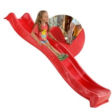 Kinder Rutsche Outdoor 2,30m Wellenrutsche Wasserrutsche Kinderrutsche Spielturm