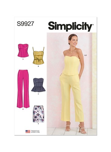 Simplicity s9927 korsett - simplicity,