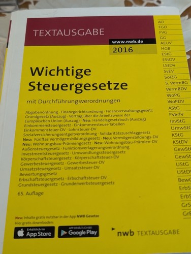 Wichtige steuergesetze mit - wichtige,