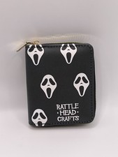 Geldbörse Portemonnaie Geldbeutel Damen Creepy Spooky Halloween Scream Ghostface