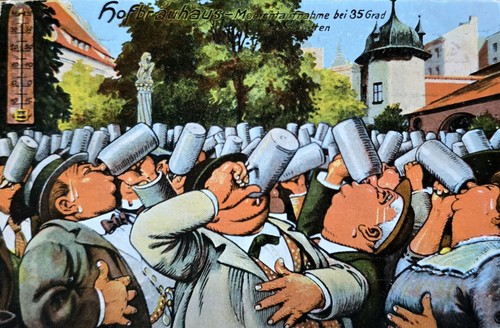 München hofbräuhaus bei - ak,