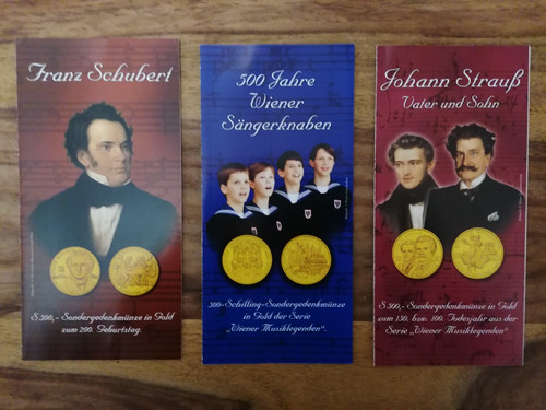 österreich 500 schilling gold - 500,